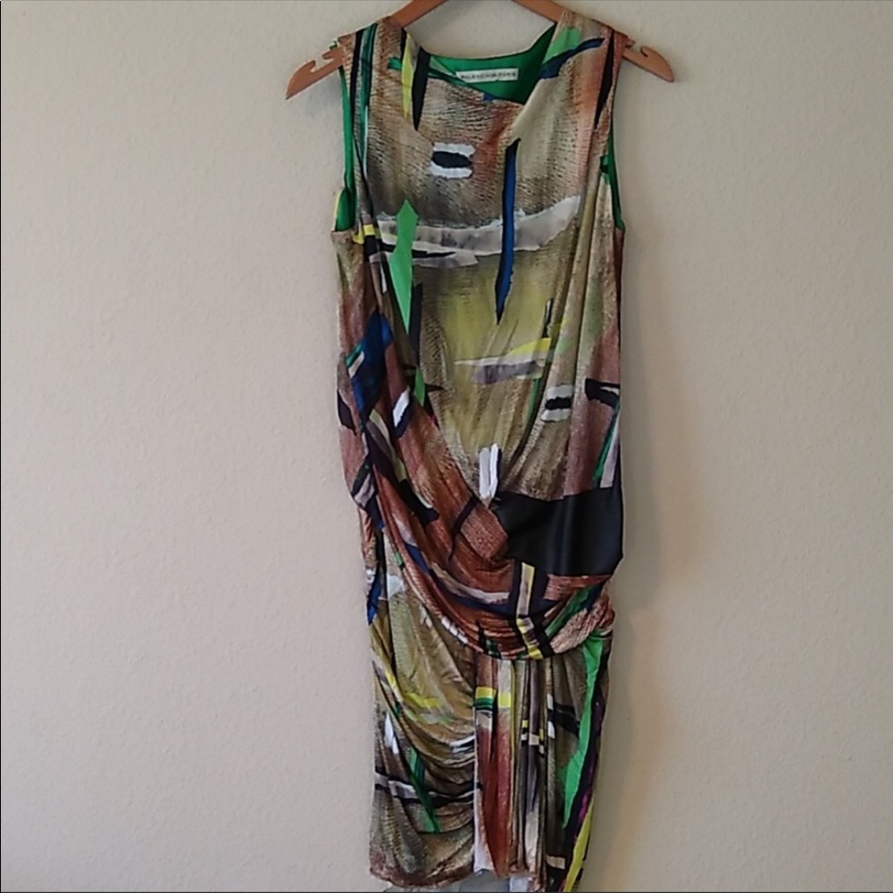 Balenciaga silk dress